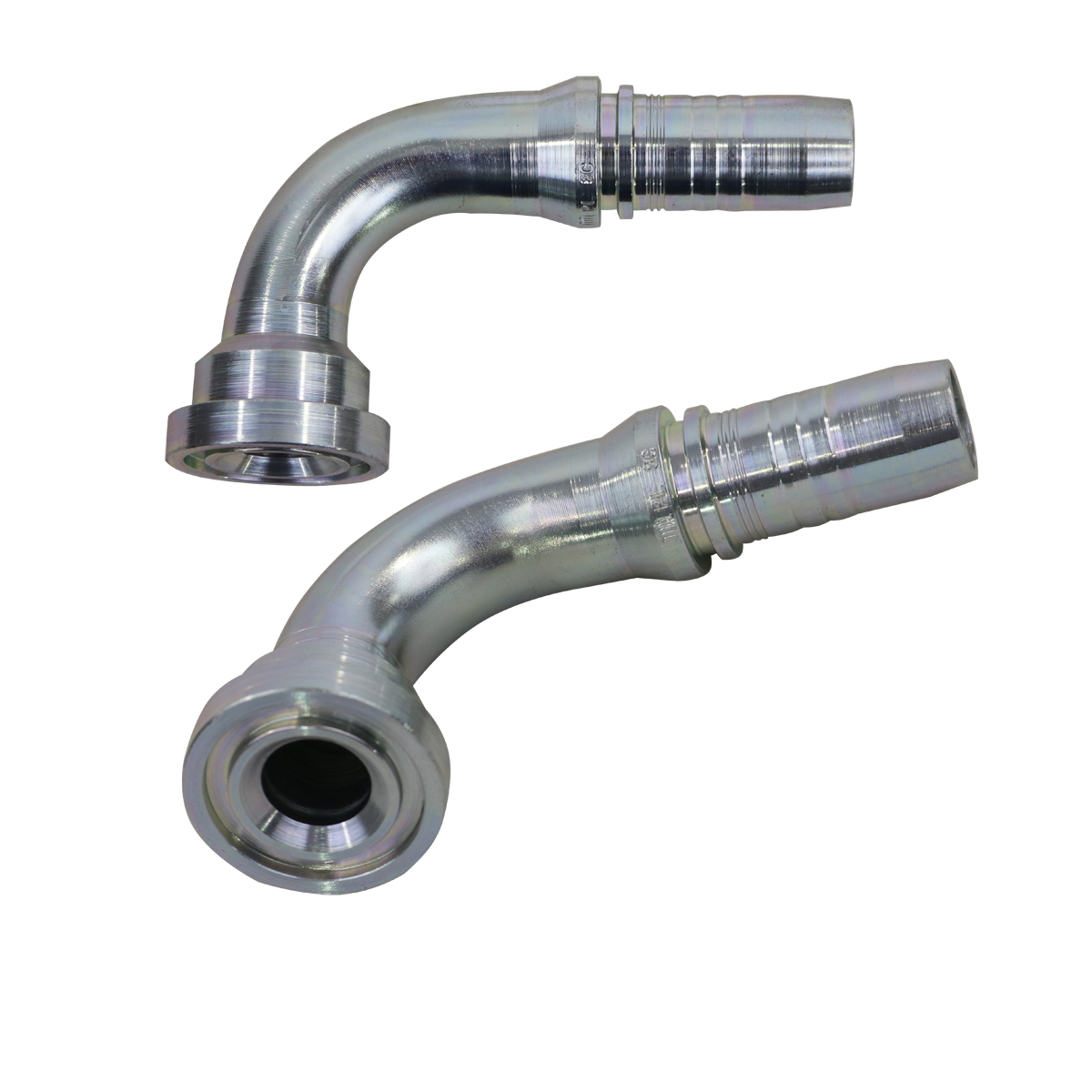 Conexión brida 62 - sae 6000 - 90° - DN19 - 3/4" - 1"