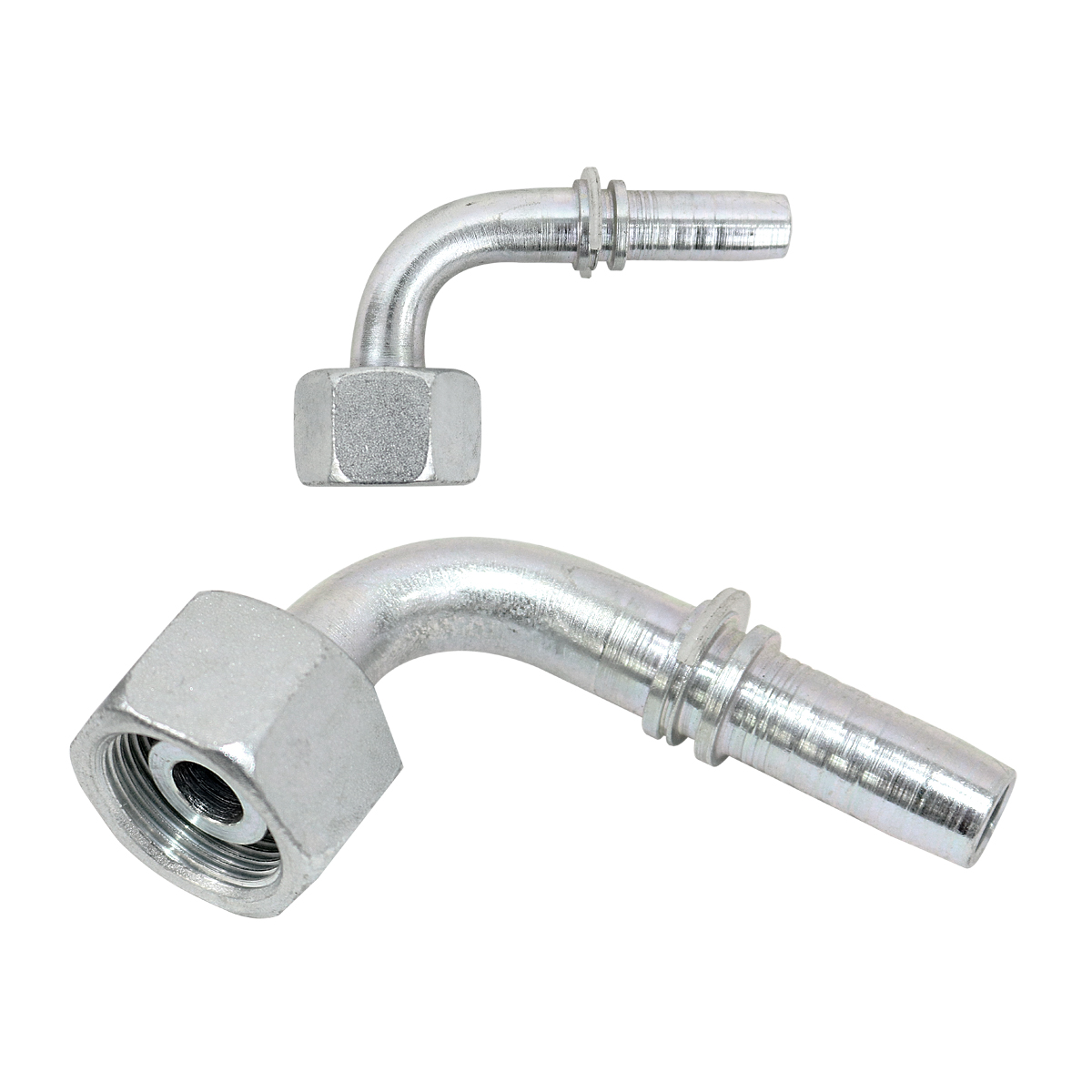 Hembra métrica - serie pesada - 90º - DN06 - 1/4" - 18x1.5mm.