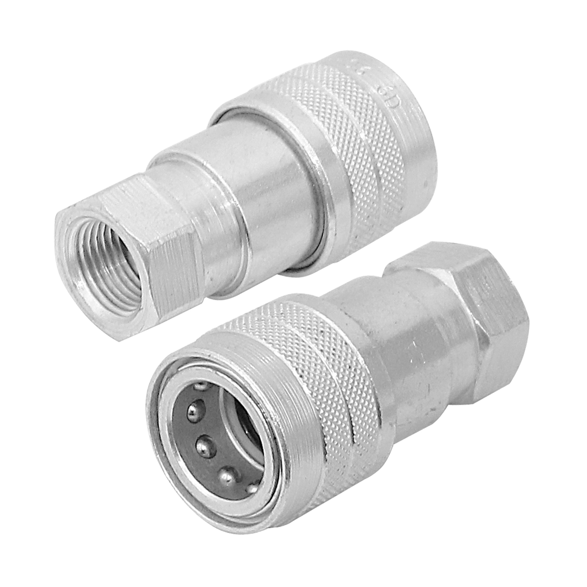 Acople rápido hidráulico - hembra - 1/4" nptf - 350 bar.