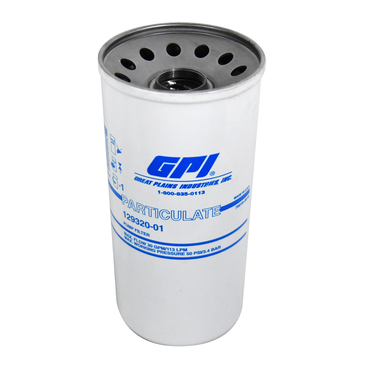 Gpi - Elemento filtrante de combustible 1.1/2 Rosca 1¨Npt
